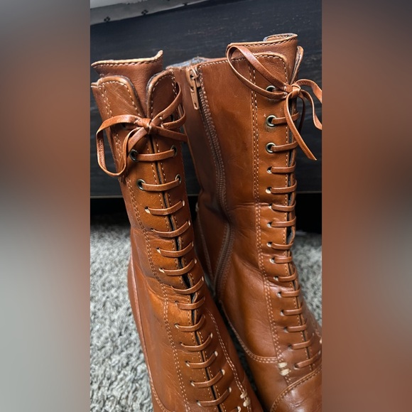 Victorian-Inspired Franco Sarto Heeled Boots sz7 - Picture 12 of 15